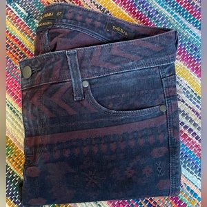 Genetic Denim Patterned Jeans
